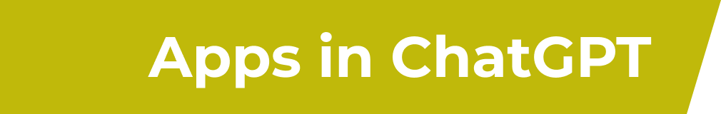 Apps in ChatGPT